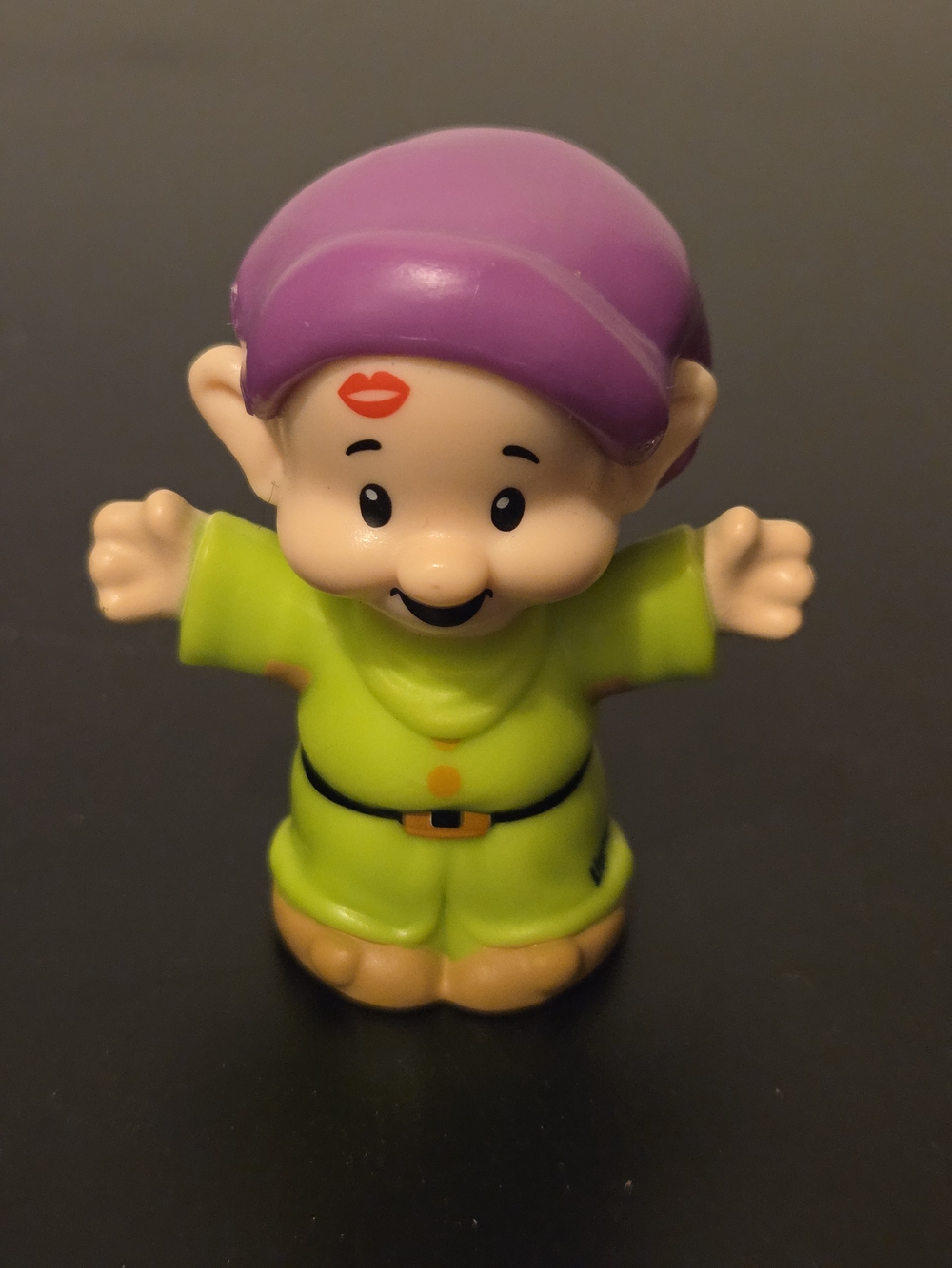 Little People Disney Snow Whites Dwarf Dopey With Kiss On Forehead